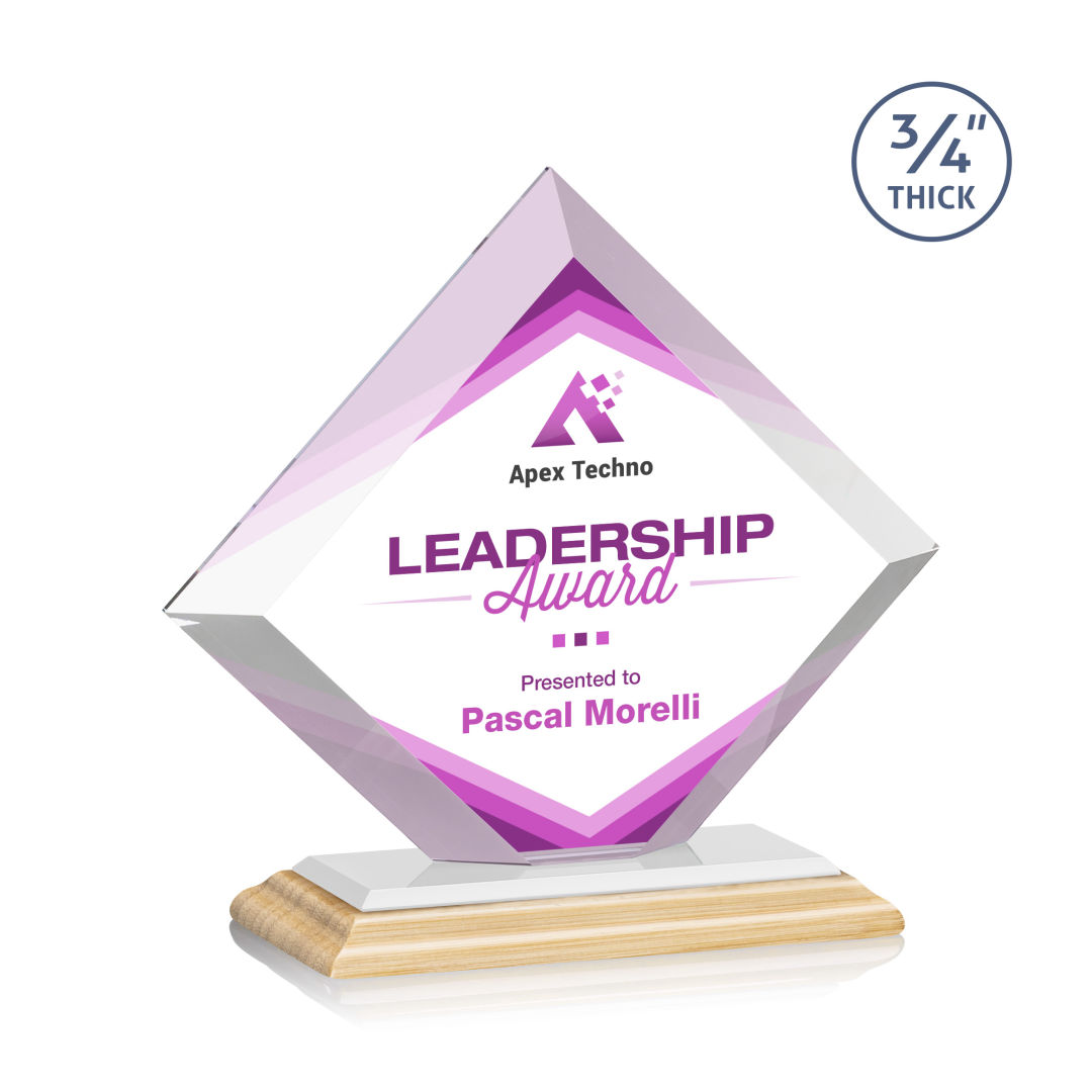 Belaire VividPrint™ Award - Bamboo/White 3