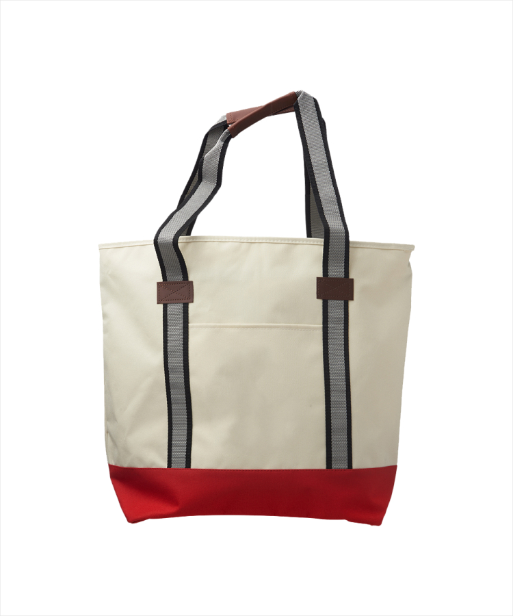 Large Sea Coast Polyester Tote Bag, custom tote bag with logo imprint 4