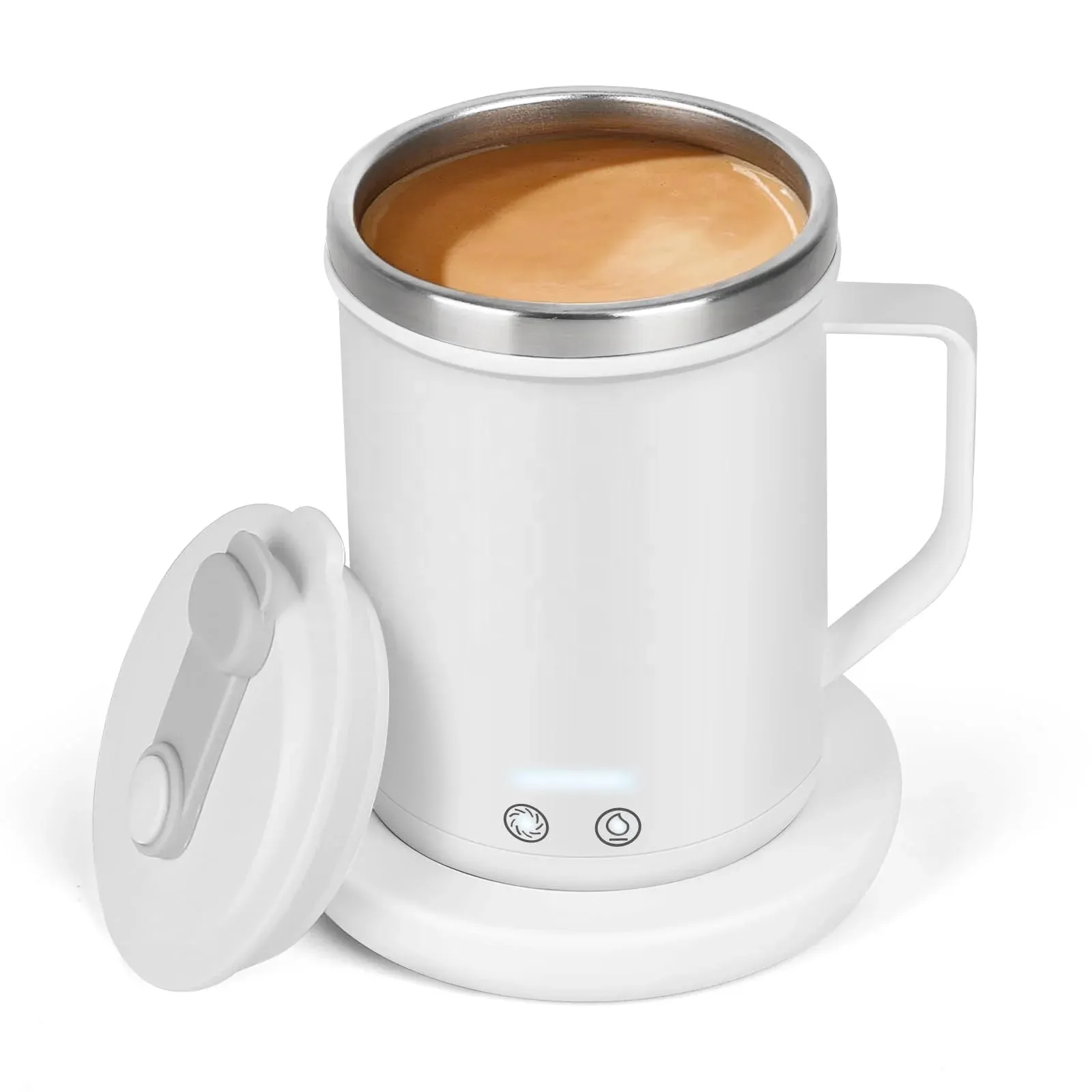 14 oz Smart Stainless Steel Mug With Lid Self-Heating 3
