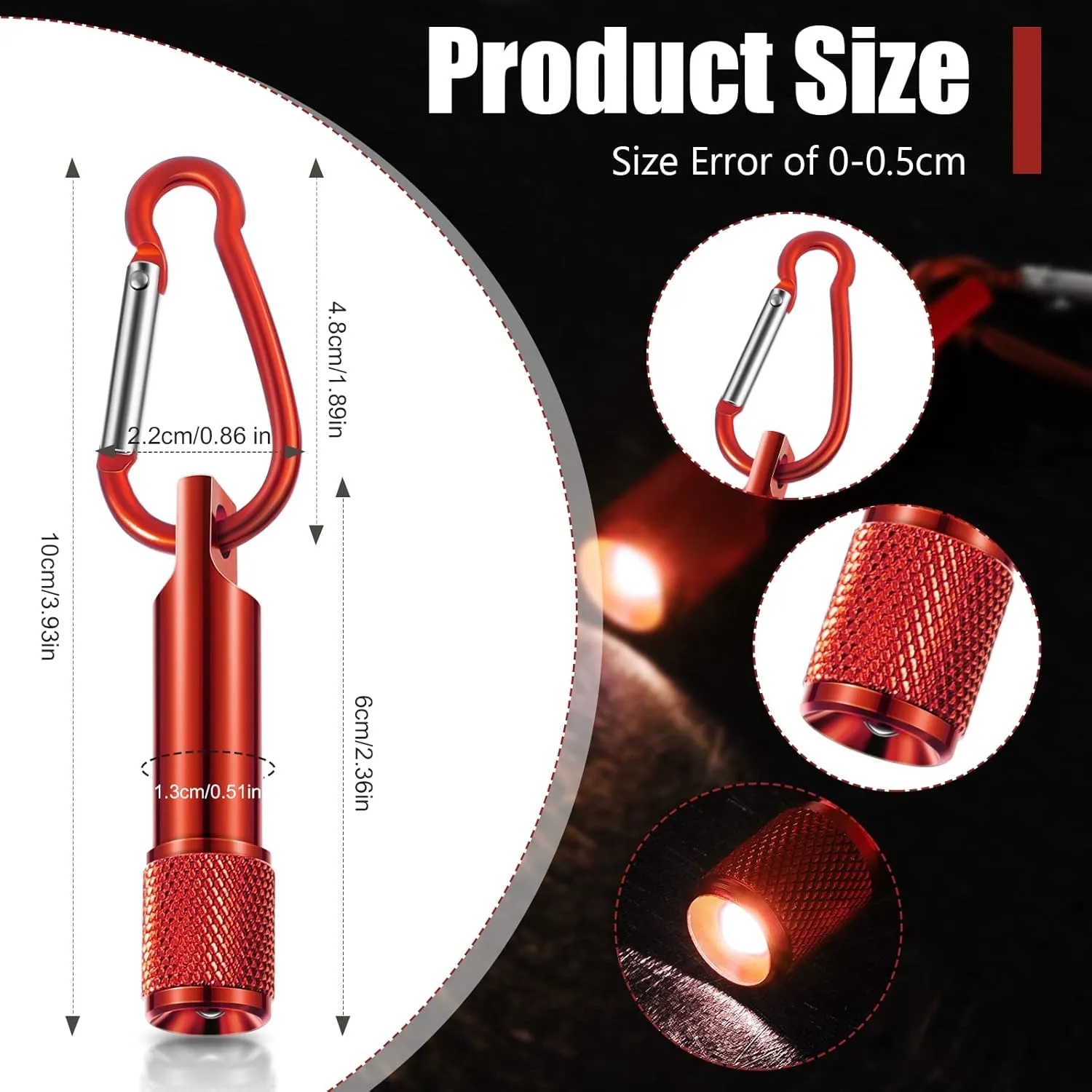Mini LED Flashlight Keychains 3