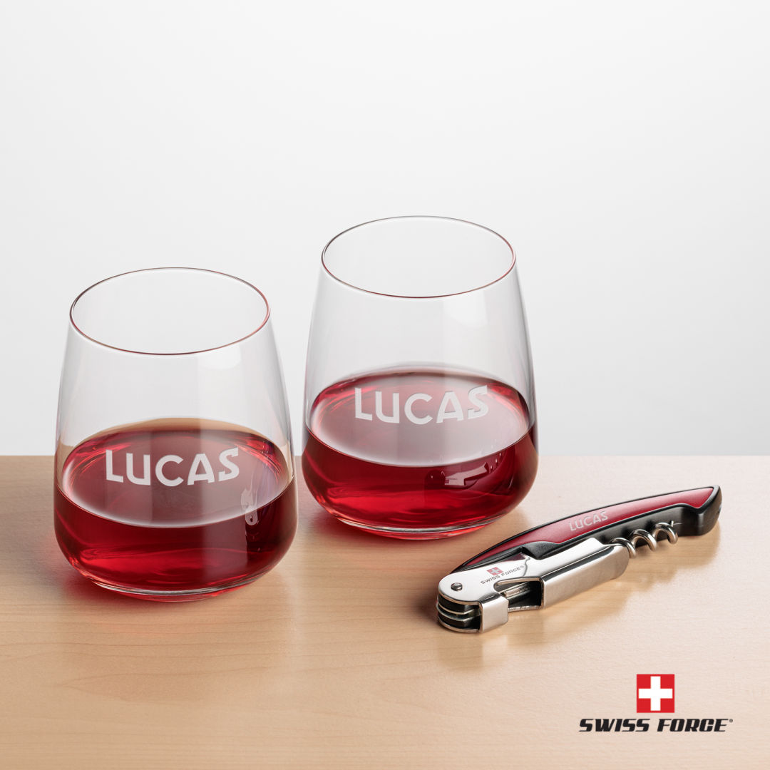 Swiss Force® Opener & Dunhill Stemless Wine 13