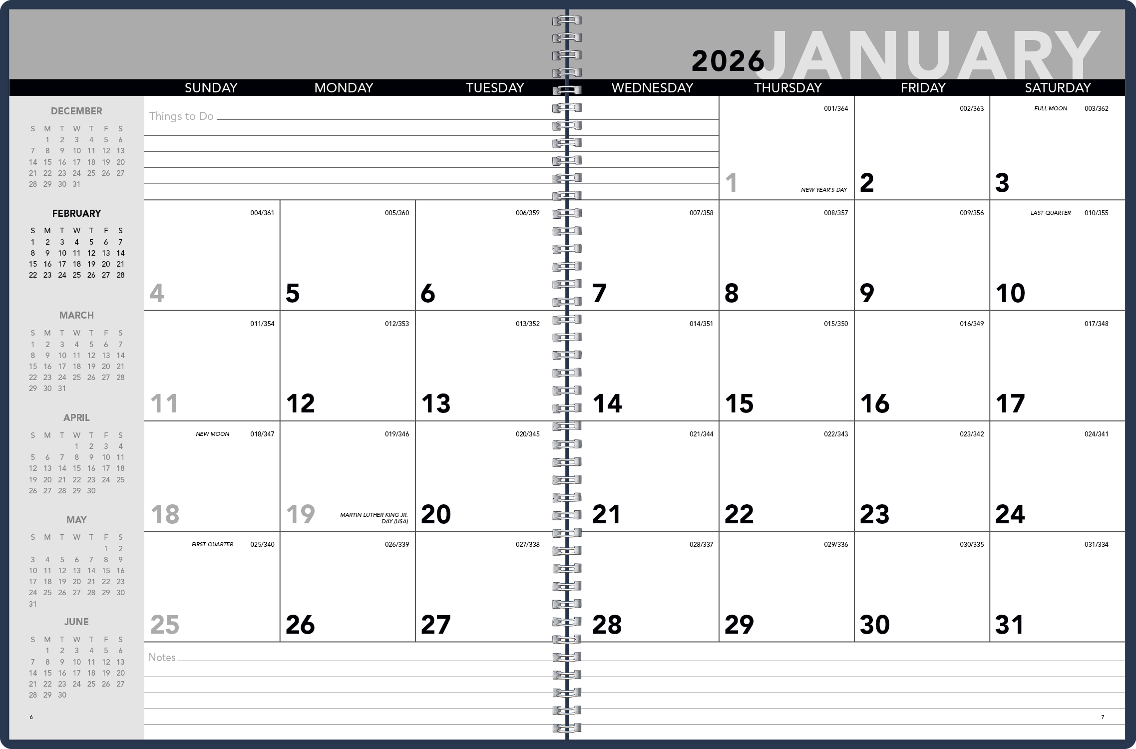 Triumph® Calendars Monthly Planner 9