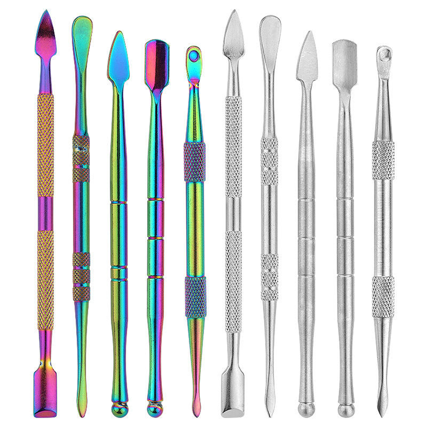 6Pcs Stainless Steel Wax Carving Tool Set w/ Storage Box 6