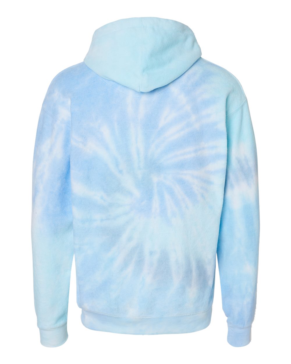 Unisex Tie-Dyed Cloud Inside-Out Fleece Hooded Sweatshirt - 8600 5