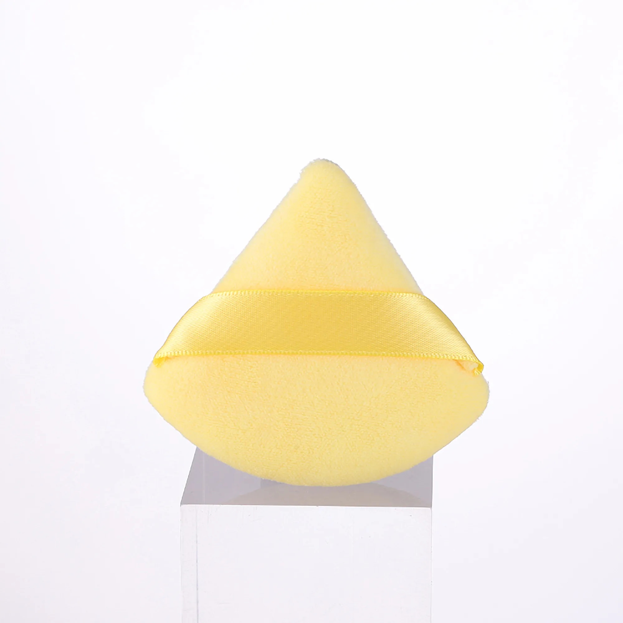 Triangle Powder Puff Makeup Velour Cosmetic Blender Sponge 10