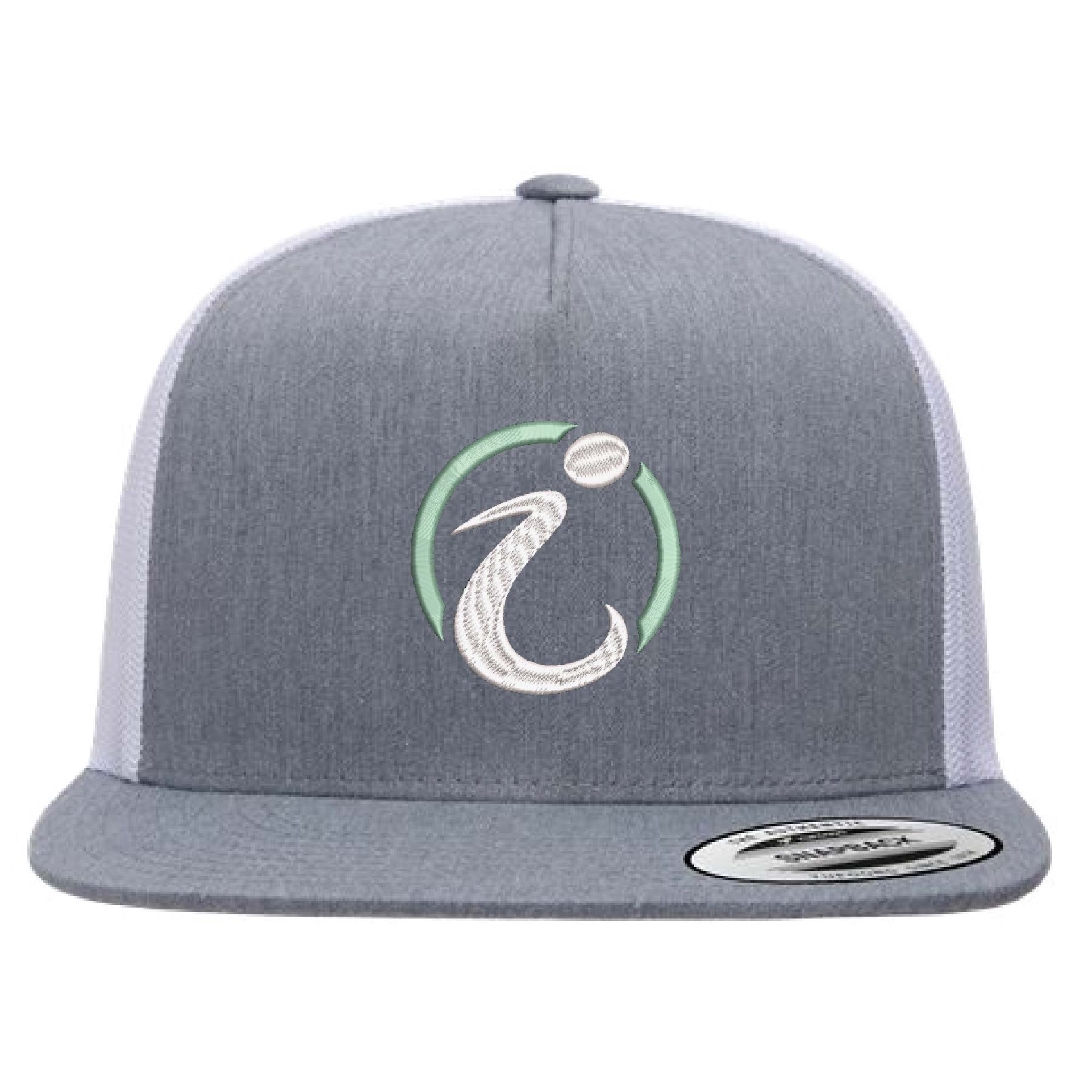 Yupoong 6006 YP Classics Five-Panel Classic Trucker Hat with Leatherette Patches or Embroidery 27