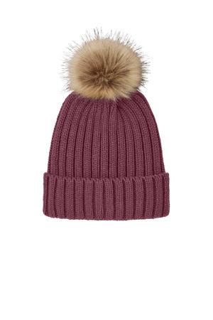 Port Authority Faux Fur Pom Beanie C990 10