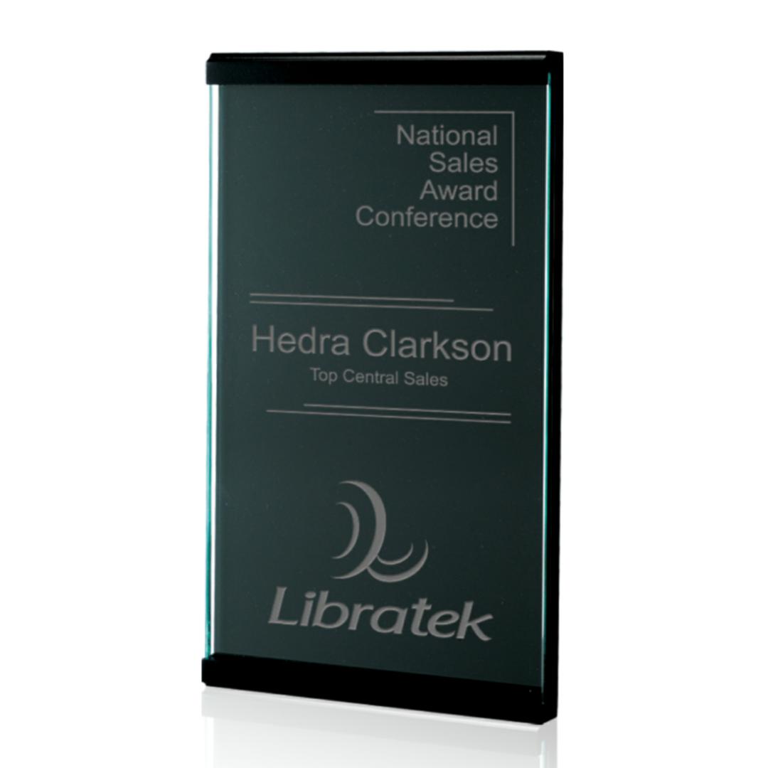 Scroll Plaque - Jade/Black 7