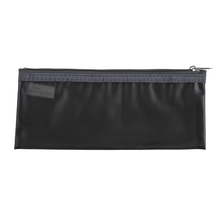 8 ½" W x 3 ½" H -"Dubai" Vinyl Travel Pencil and Accessories Pouch with Zipper 20