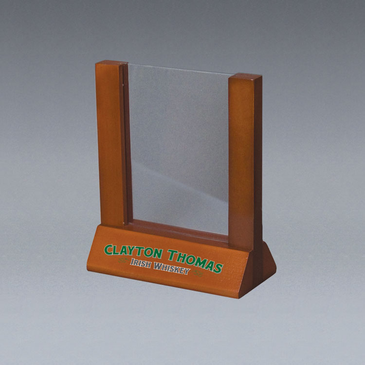 Wood Countertop Sign Holder 4w x 6w