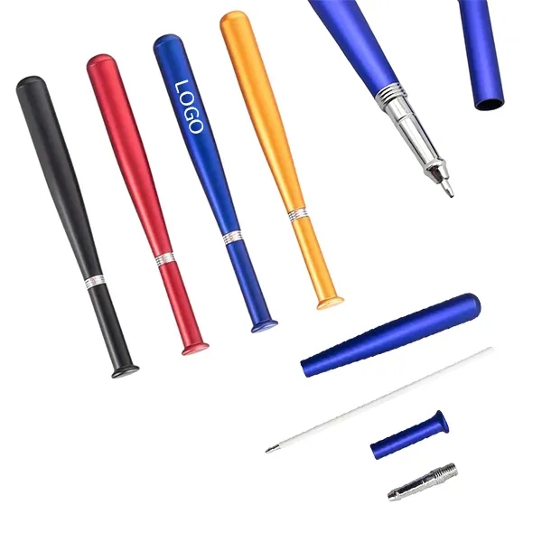 ABS Plastic Baseball Bat Pens with Set 5