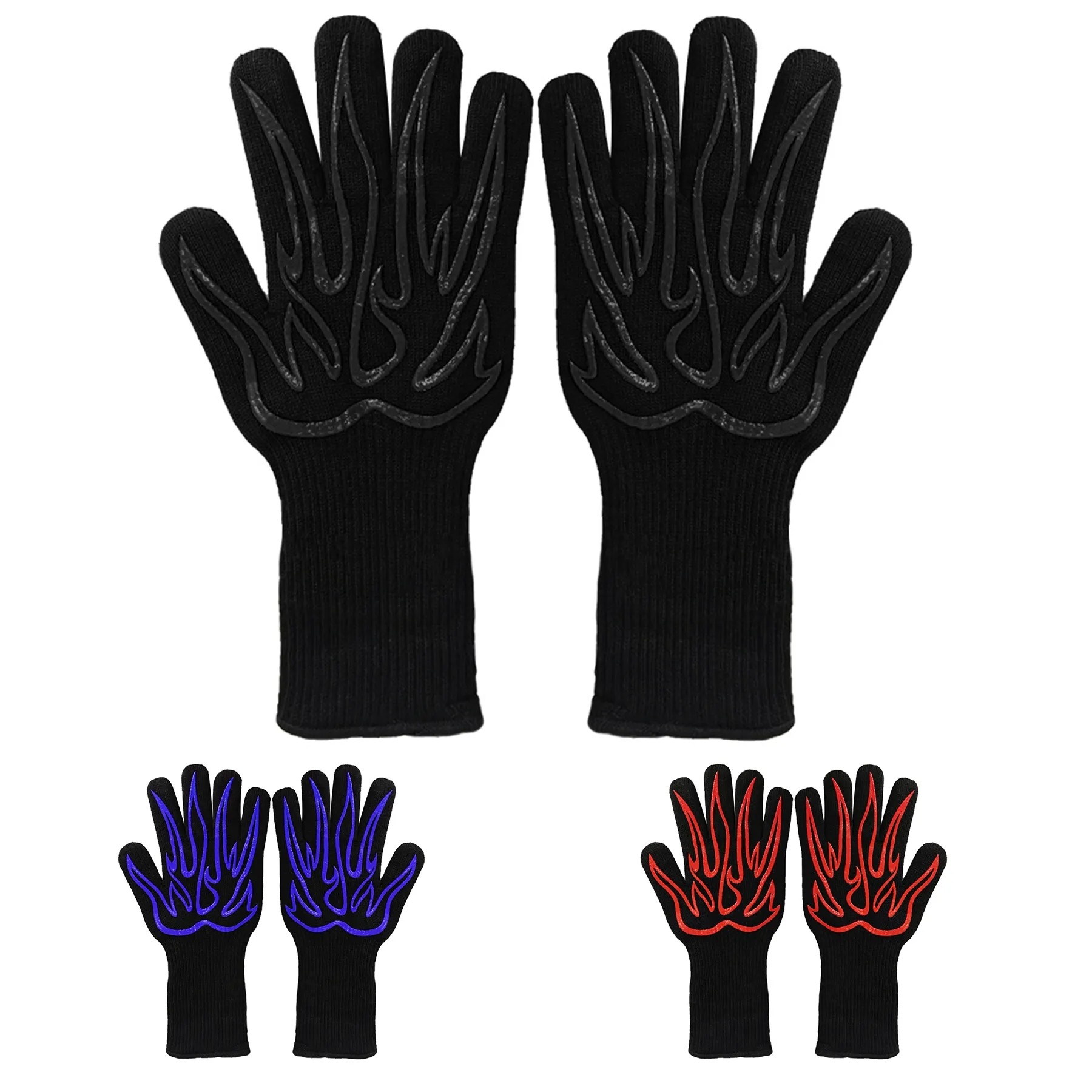 Thickened Silicone Grill Gloves 5