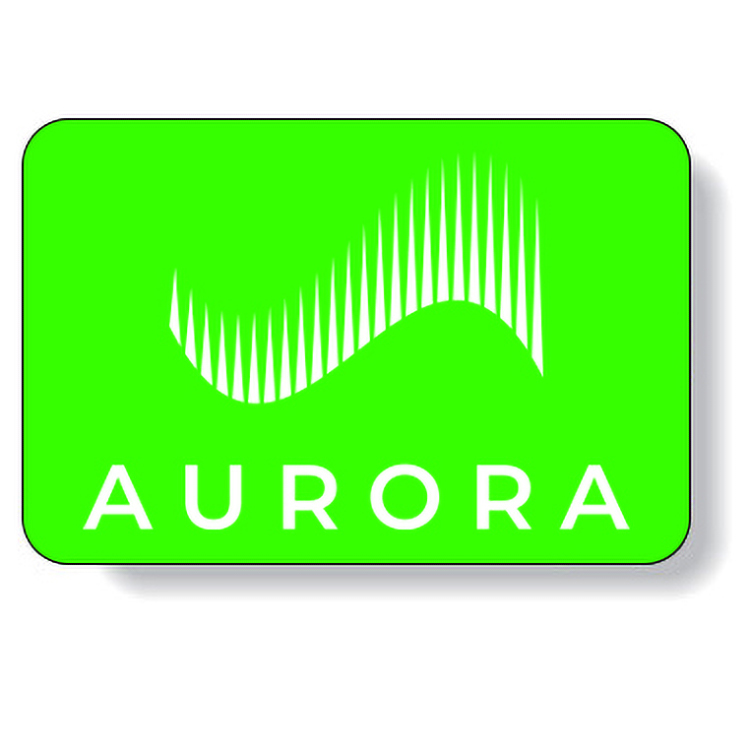 Fluorescent Green Flexo-Printed Stock Rectangle Roll Labels (1.25"x1.875")