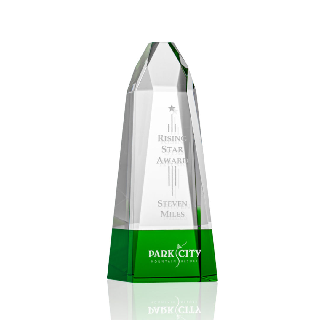 Radiant Obelisk Award - Green 3