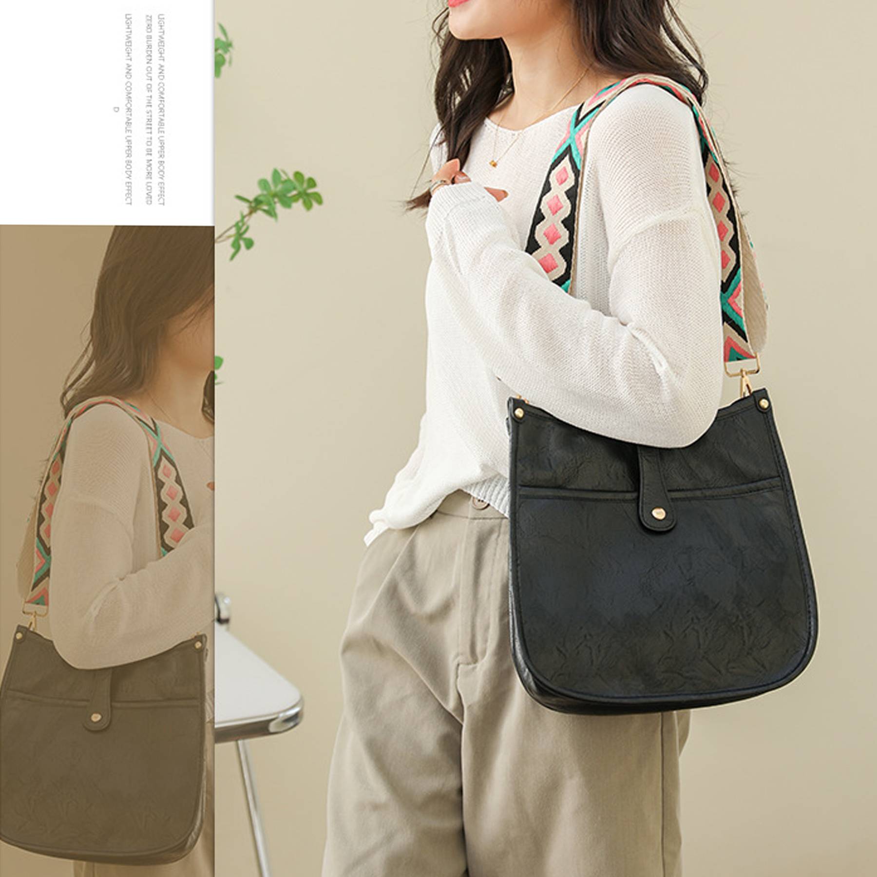 PU Leather Women Crossbody Shoulder Bags 3