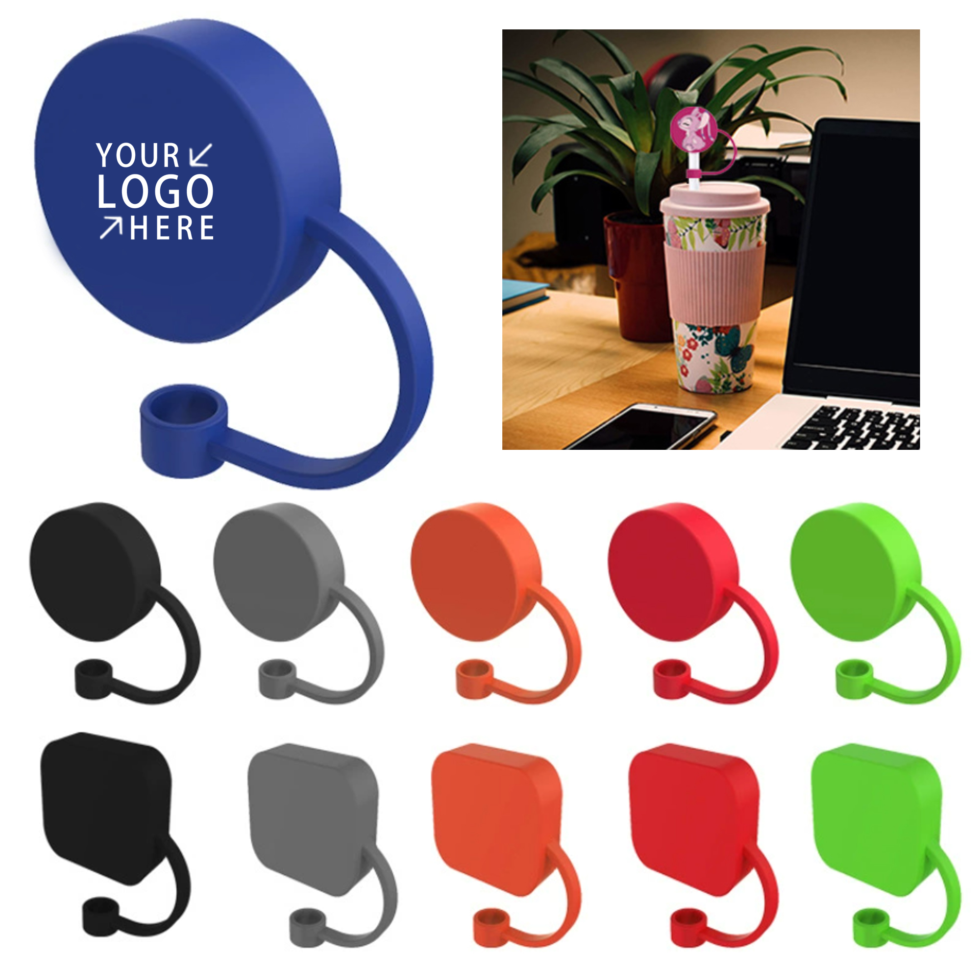 Silicone Straw Topper 2
