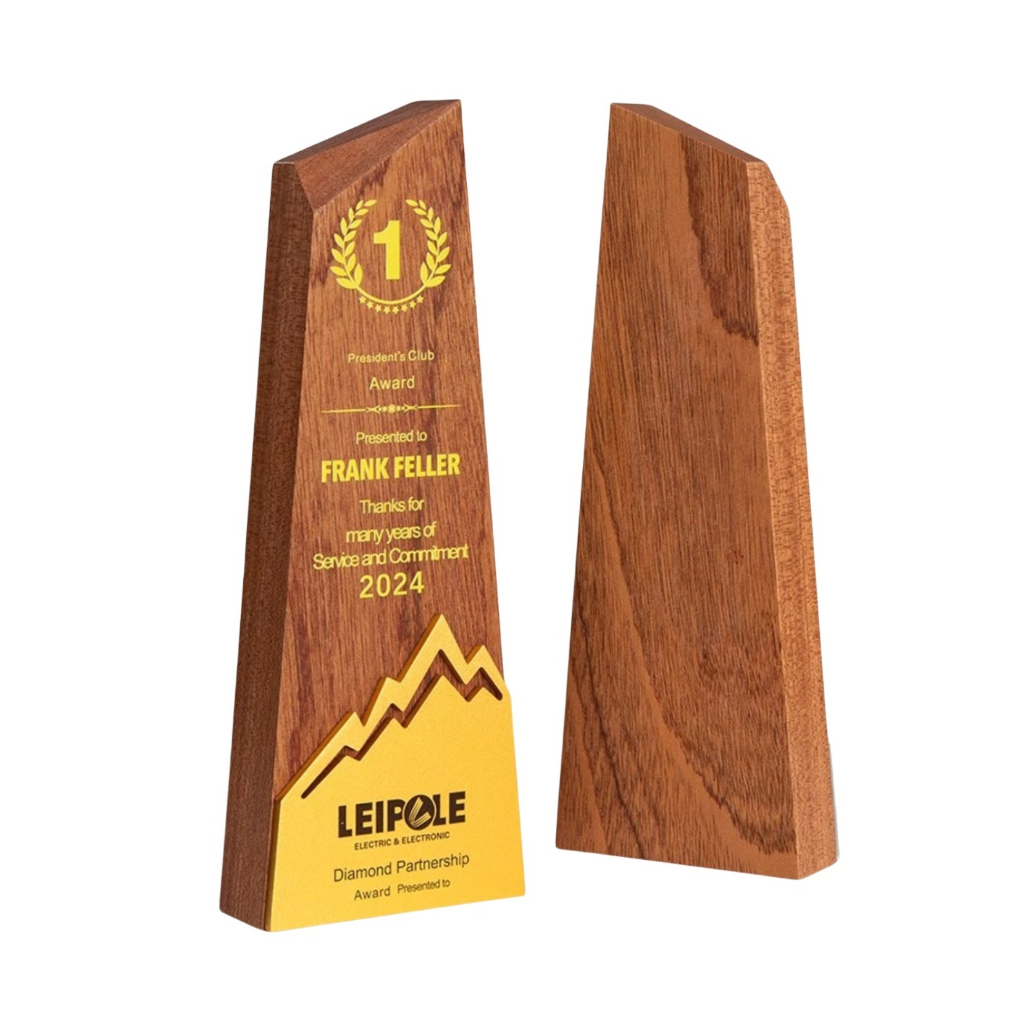 Wooden Mountain Award Trophy 4