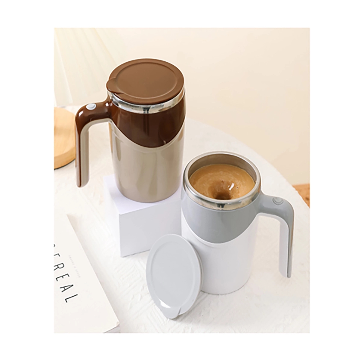 Automatic Magnetic Stirring Coffee Mug 4