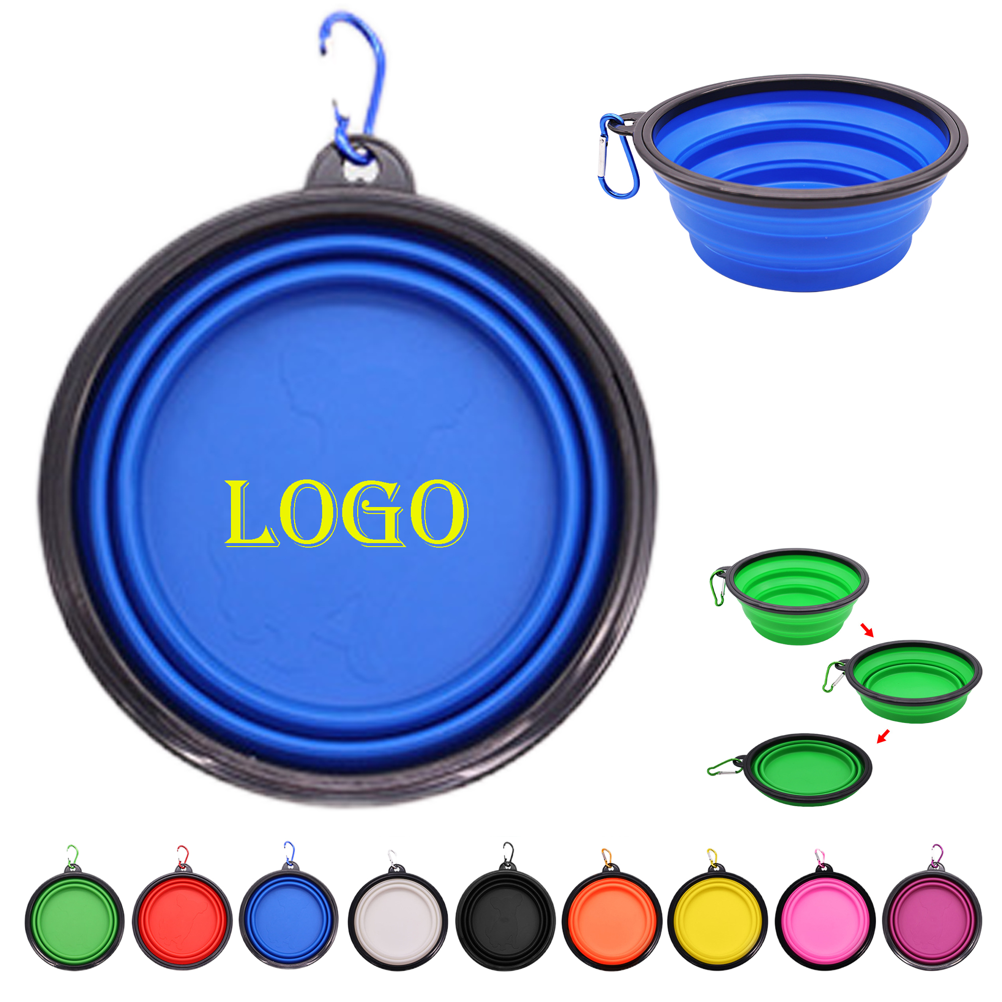 Collapsible Silicone Pet Bowl 2