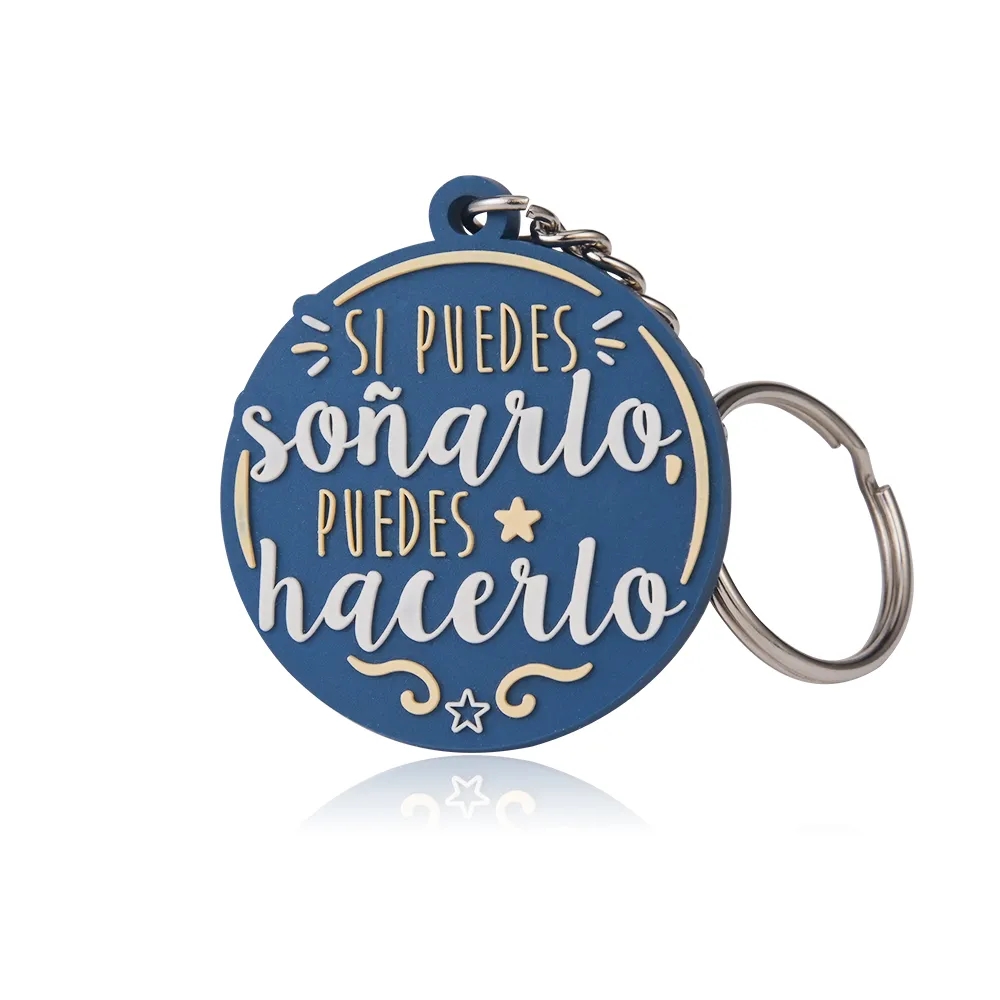 2.25" Custom 2D PVC Keychain 9
