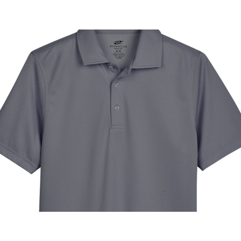 UltraClub Men's Cavalry Twill Performance Polo 9