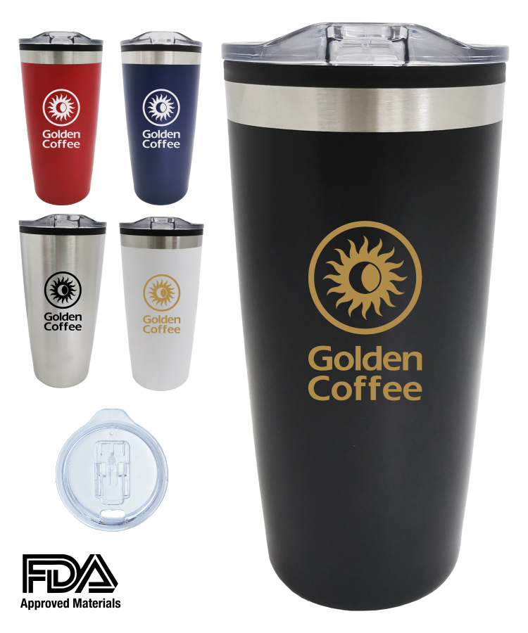 20oz Double Wall Stainless Steel Tumbler Insulated Travel Mug 1
