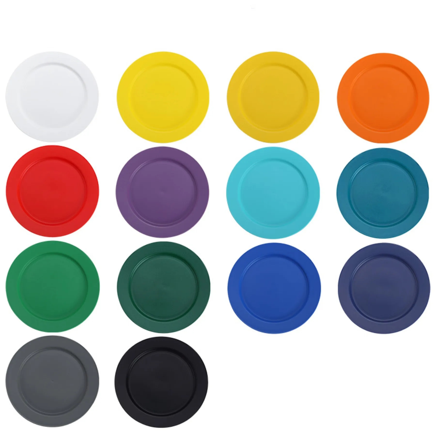 Plastic Plate 9.8 Inch 15