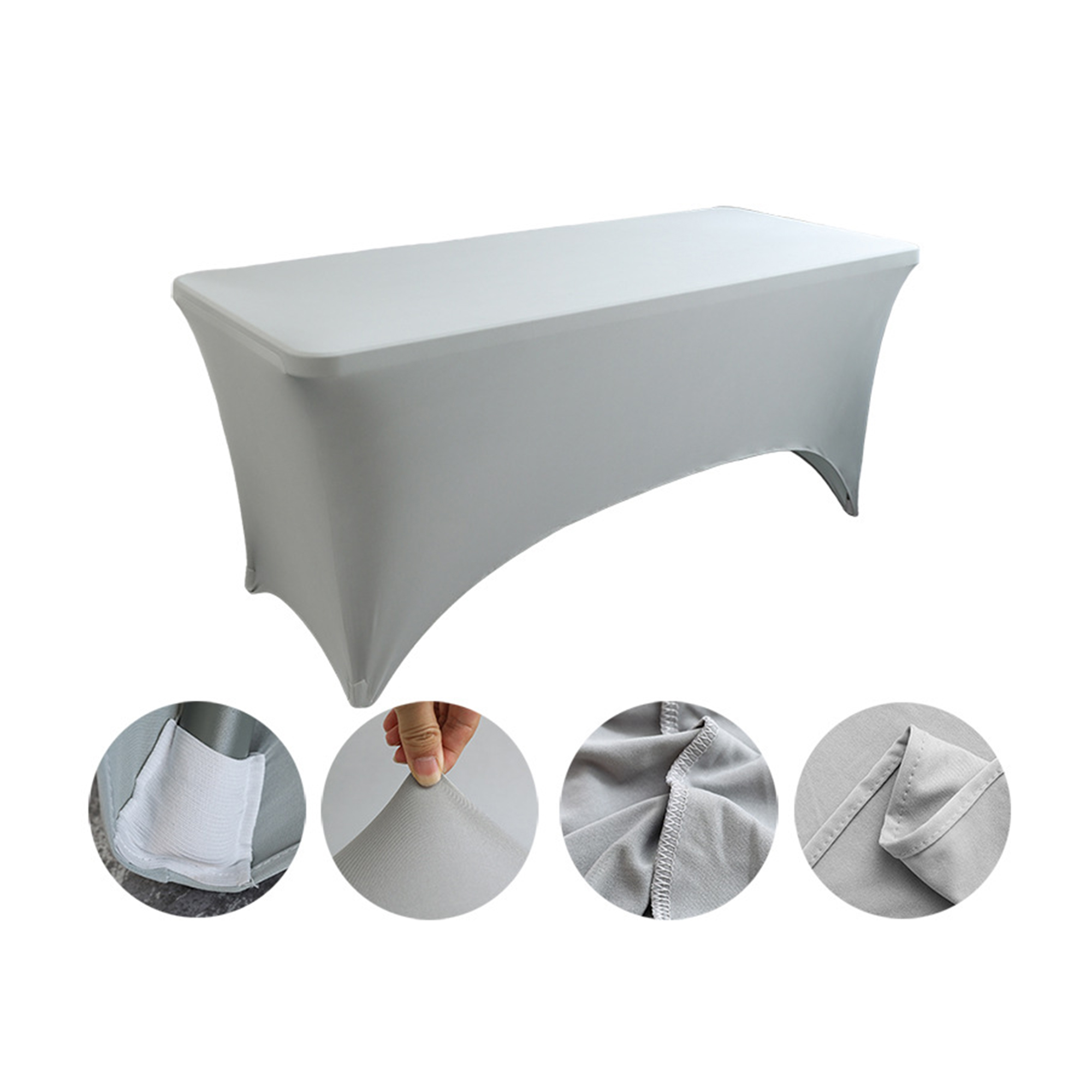 Six Foot Full Color Spandex Fitted Table Cover 15