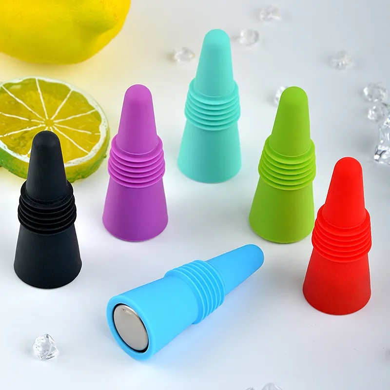 Cone Shape Silicone Wine Stopper 4