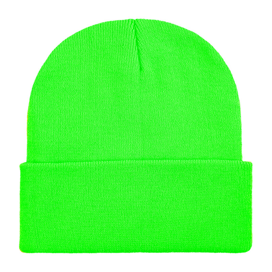 Classic Ribbed Cuffed Beanie with Custom Logo - 100% Acrylic 19