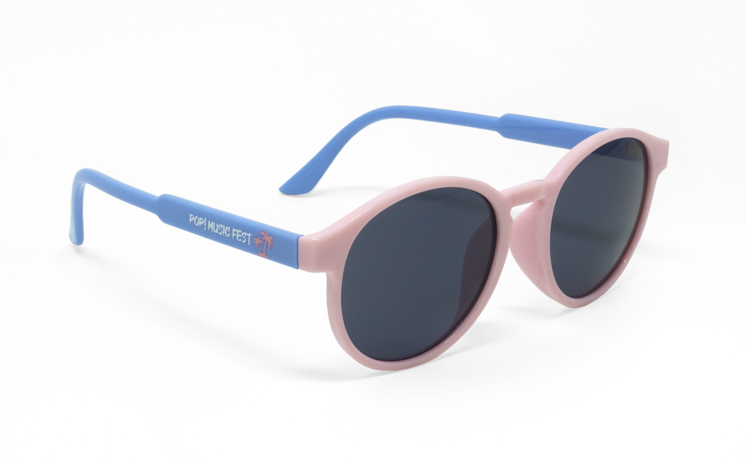 Pantone Matched Retro Round Sunglasses