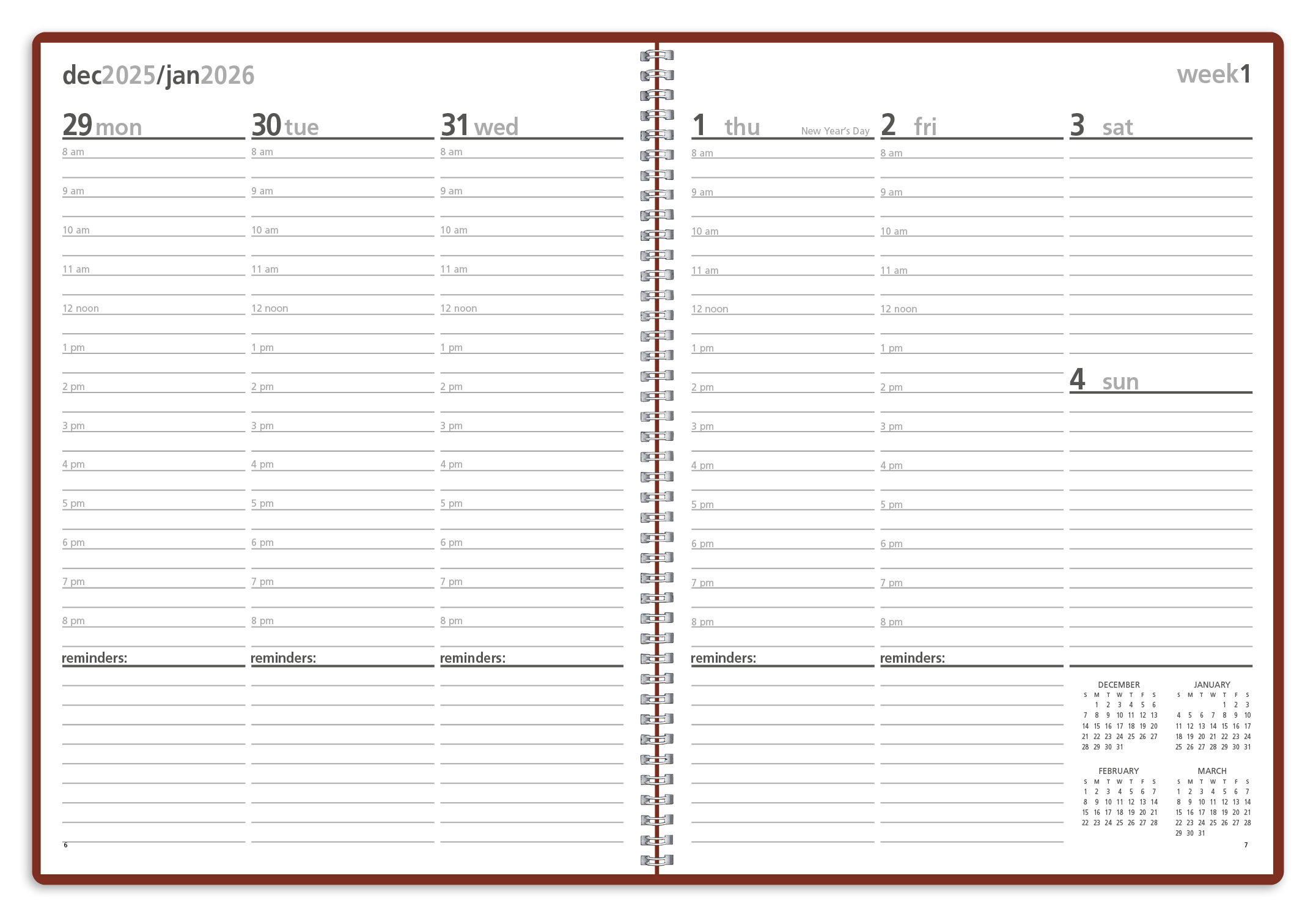 Triumph® Calendars Monthly & Weekly Planner 3