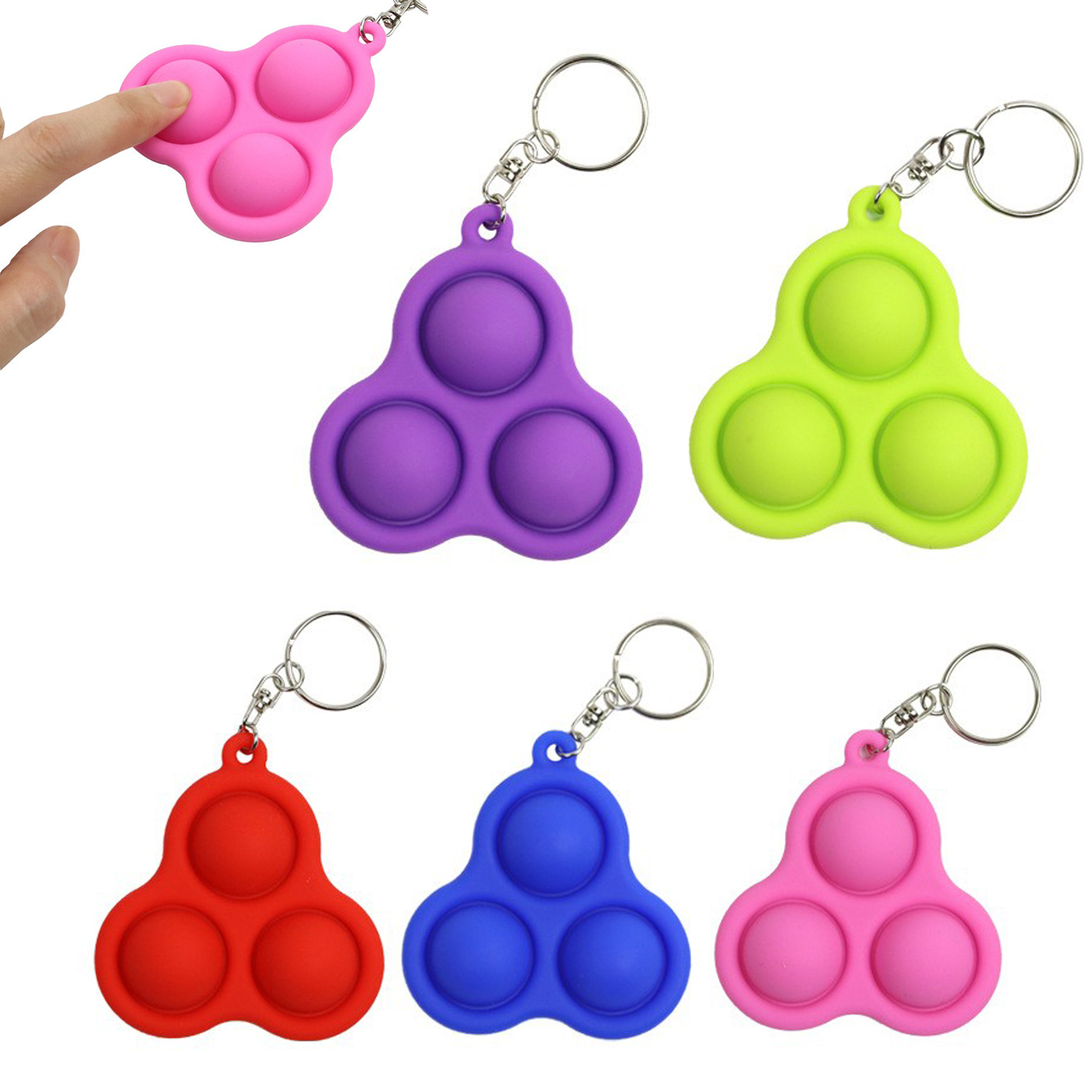 Custom Silicone Keychain With Logo 1