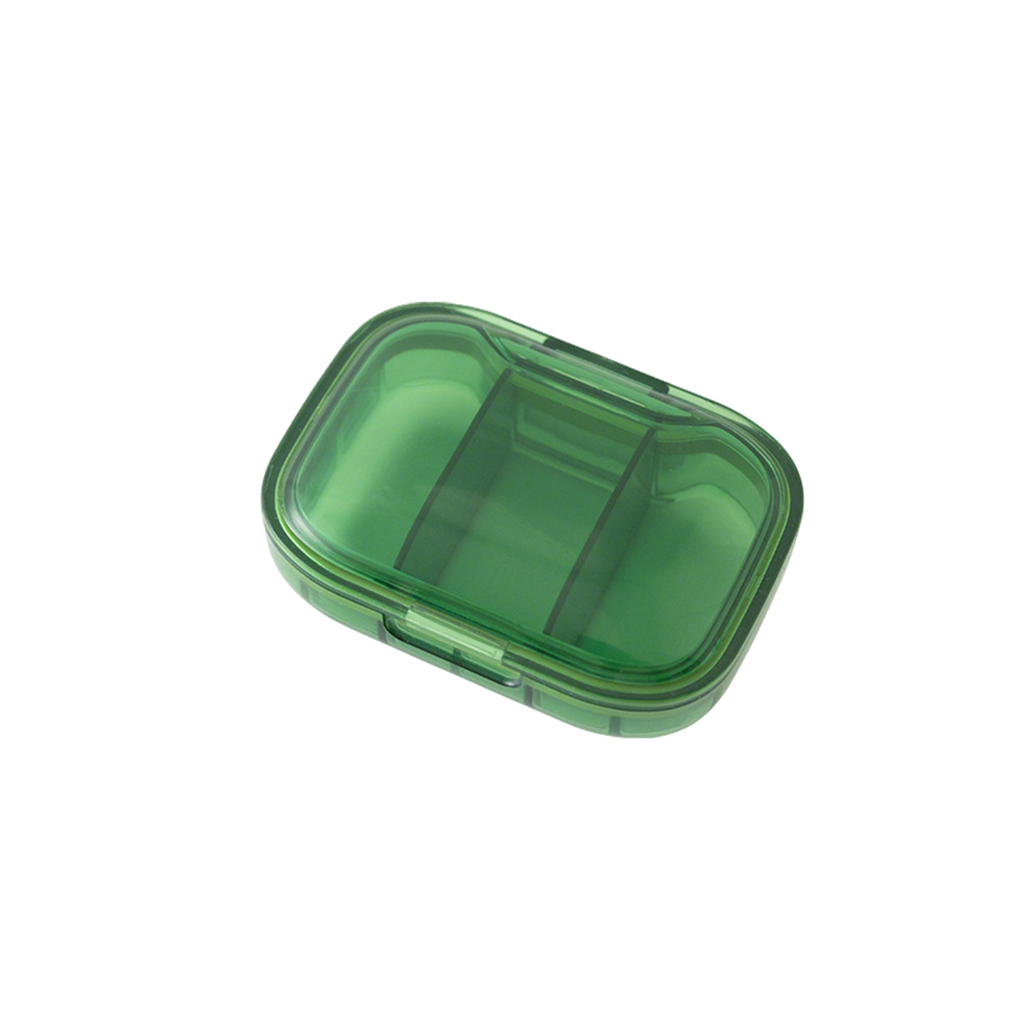 Compact Triple Slot Travel Pill Organizer ABS 6