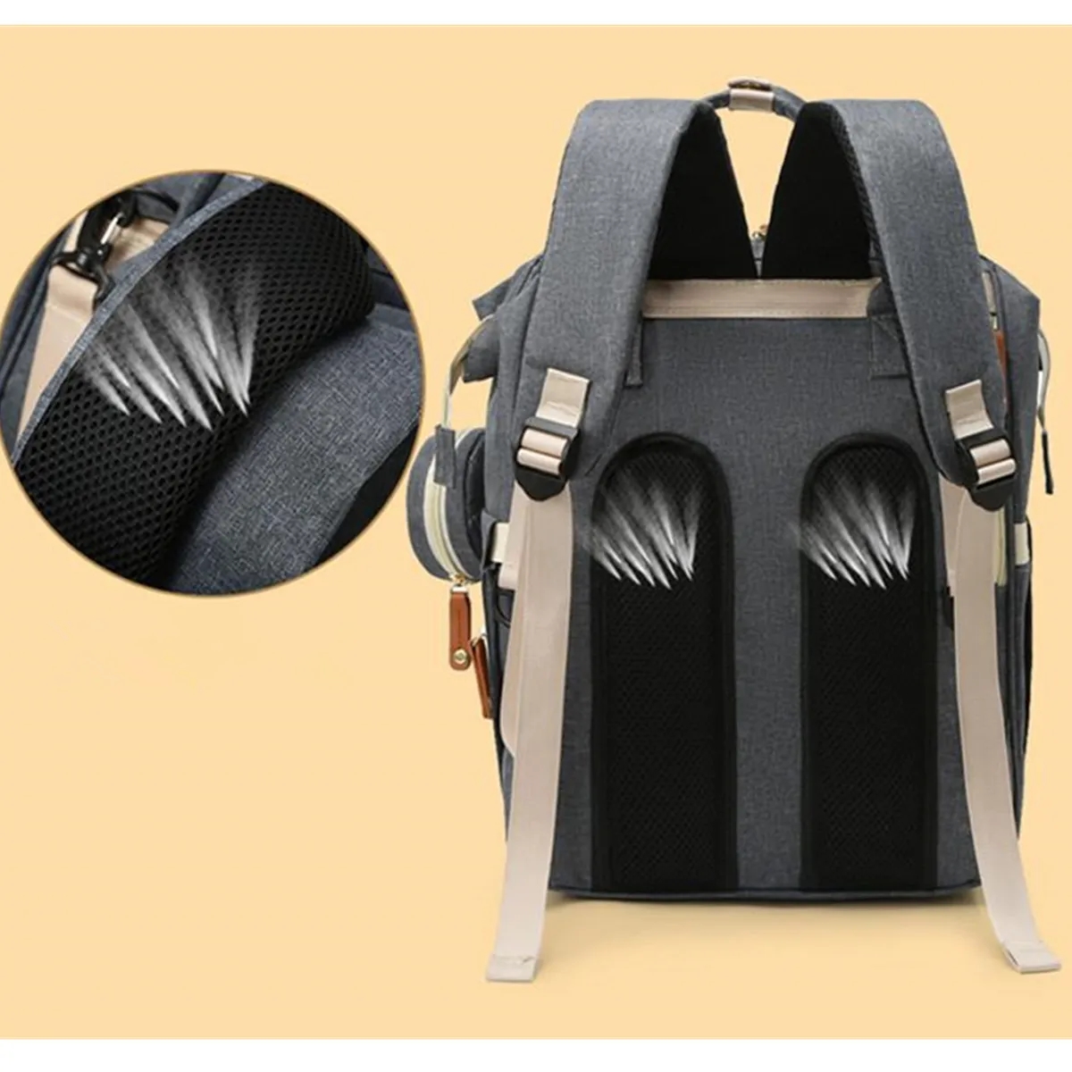 Diaper Bag Backpack with USB Charging Port 5
