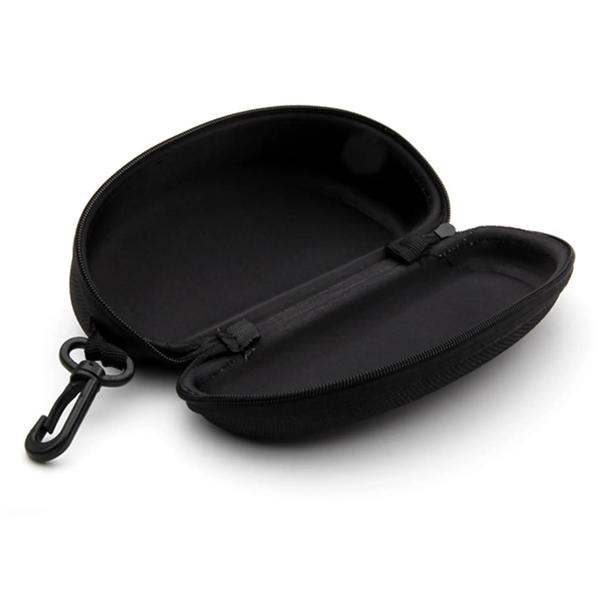 Waterproof Sunglasses Case Zipper Hard Shell Box With Clip 3