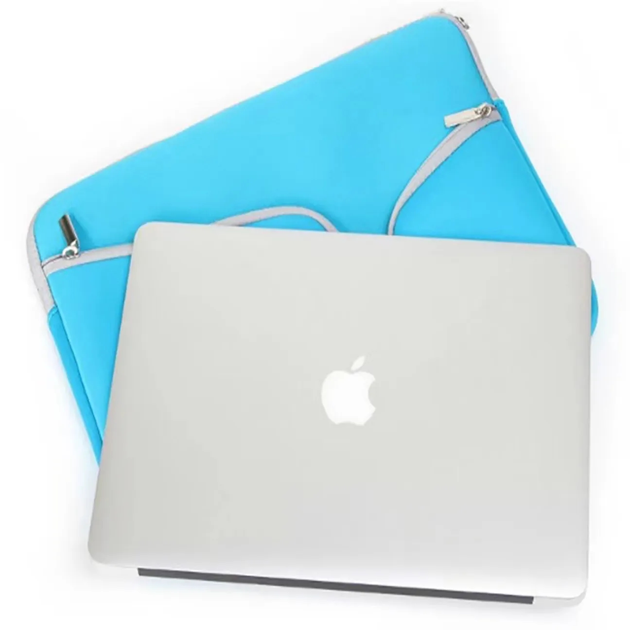14" Dual Pockets Laptop Sleeve with handles 6