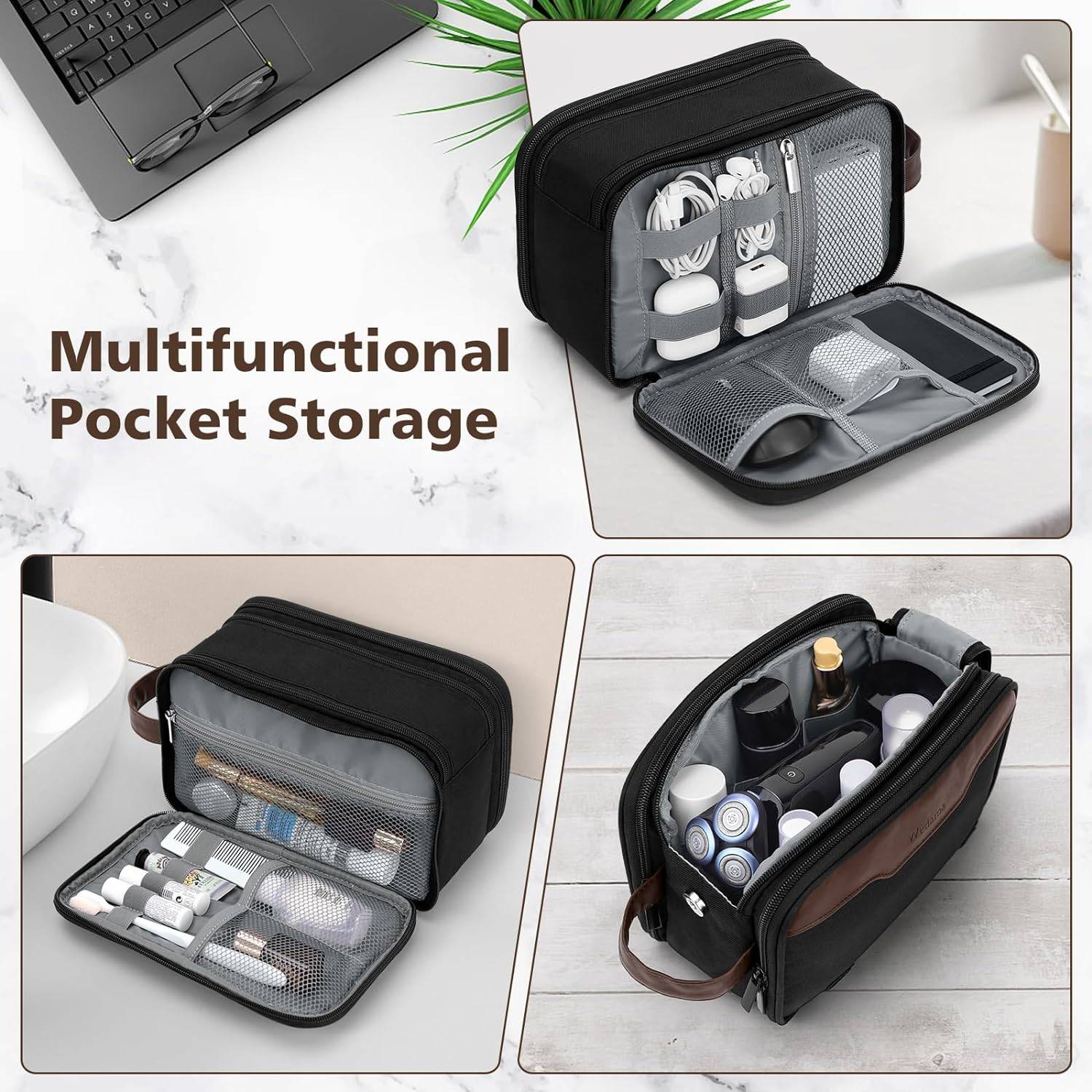 Oxford Hanging Travel Toiletry Bag For Men 3
