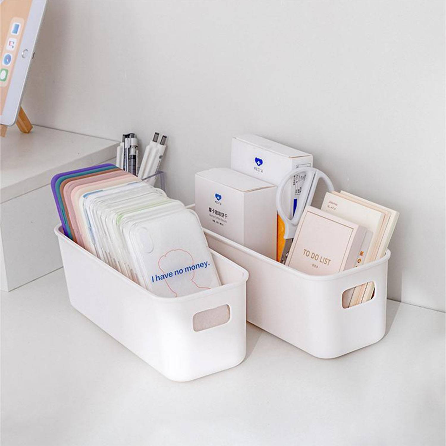 White Plastic Storage Box 5