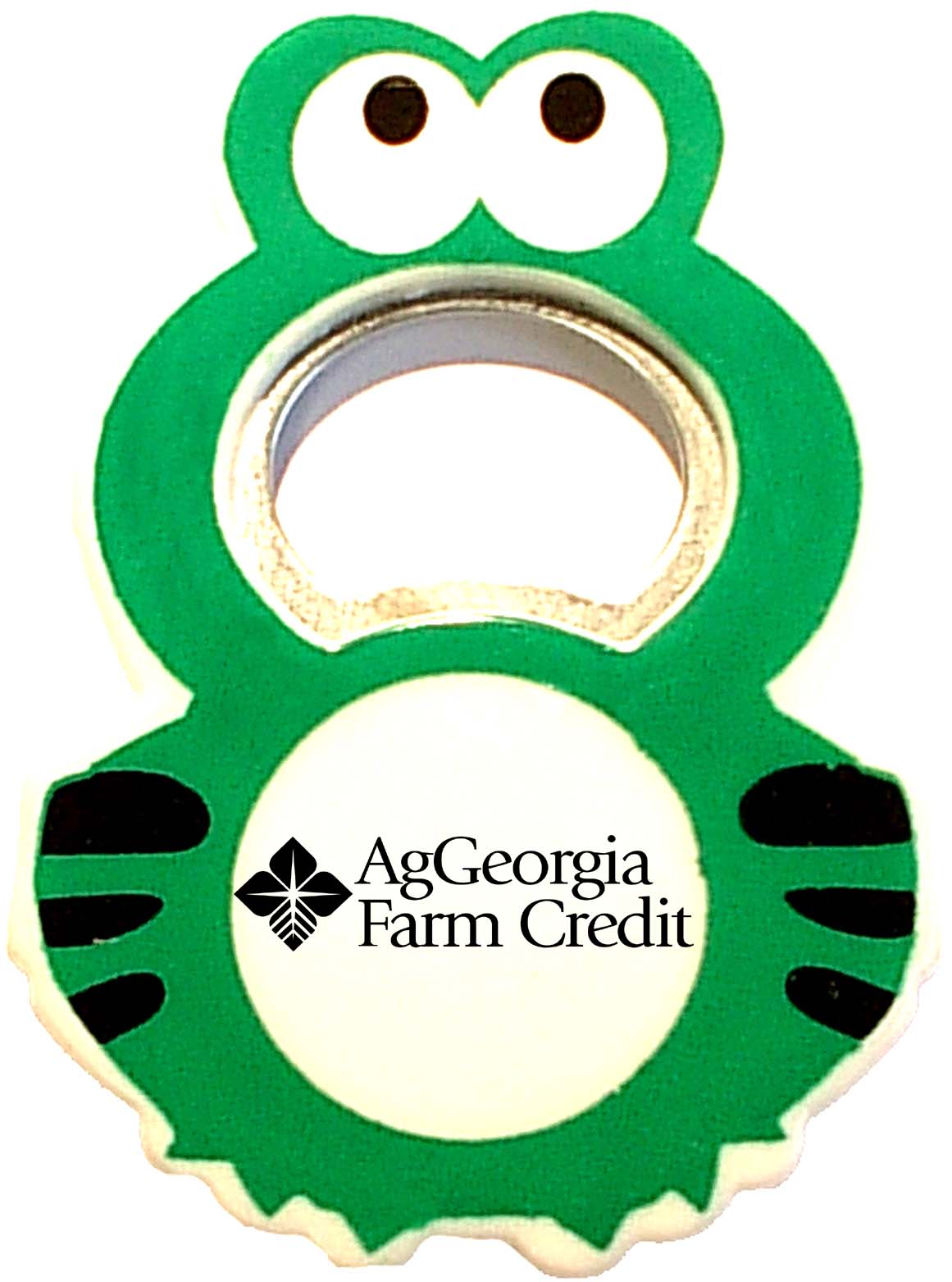 Jumbo size frog shape magnetic bottle opener