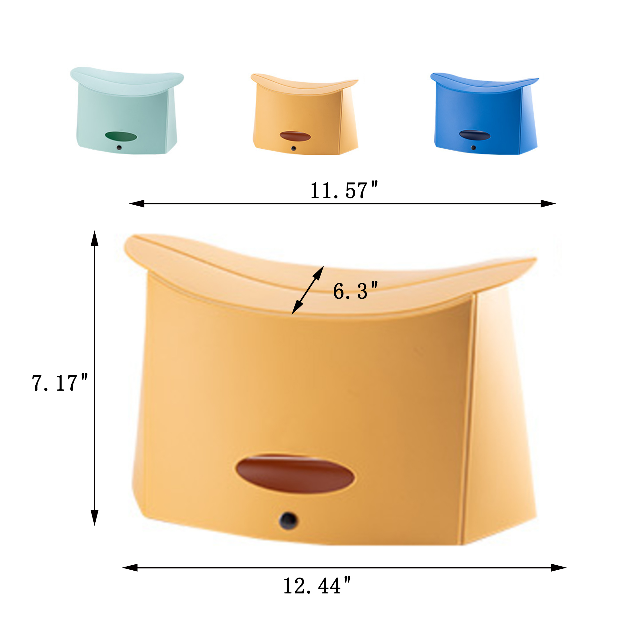 Dual-Purpose Portable Folding Stool 2