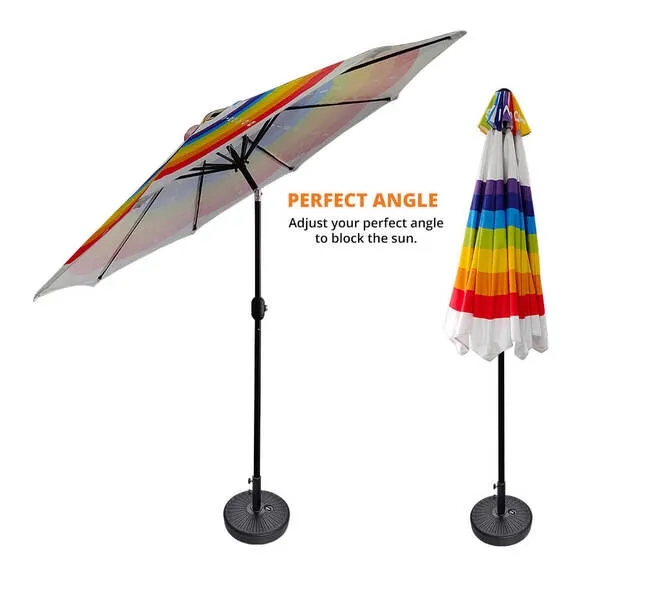 Custom Market Umbrella 8.58Ft Diameter 7