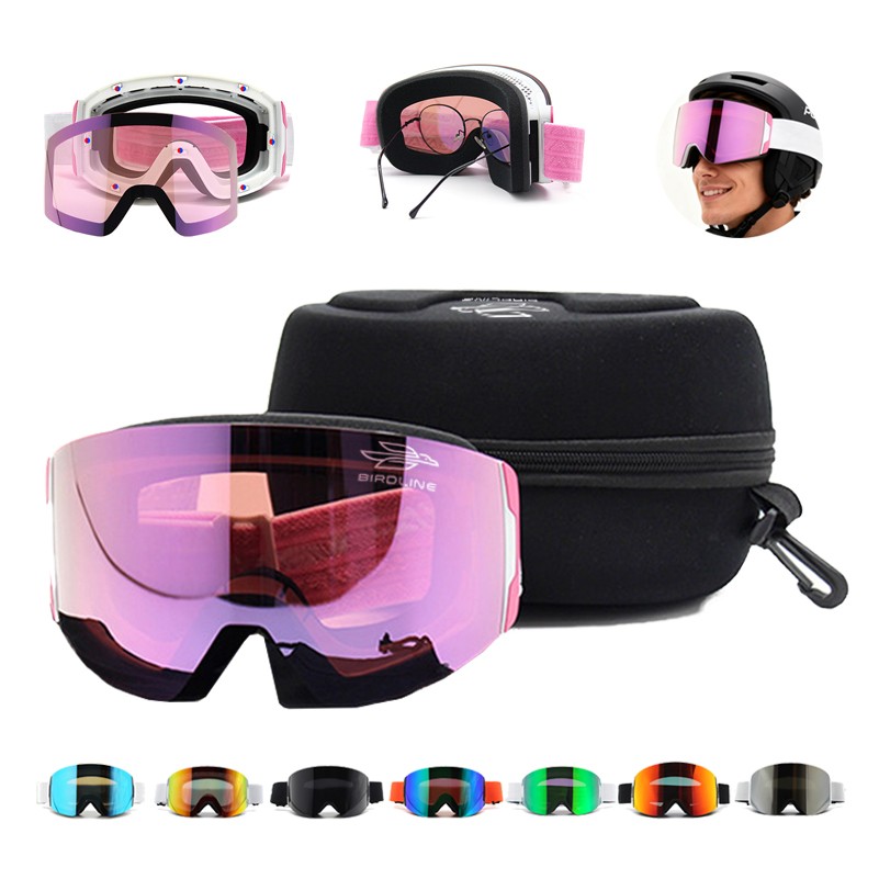 Magnetic UV400 Anti-Fog Ski Goggles 5