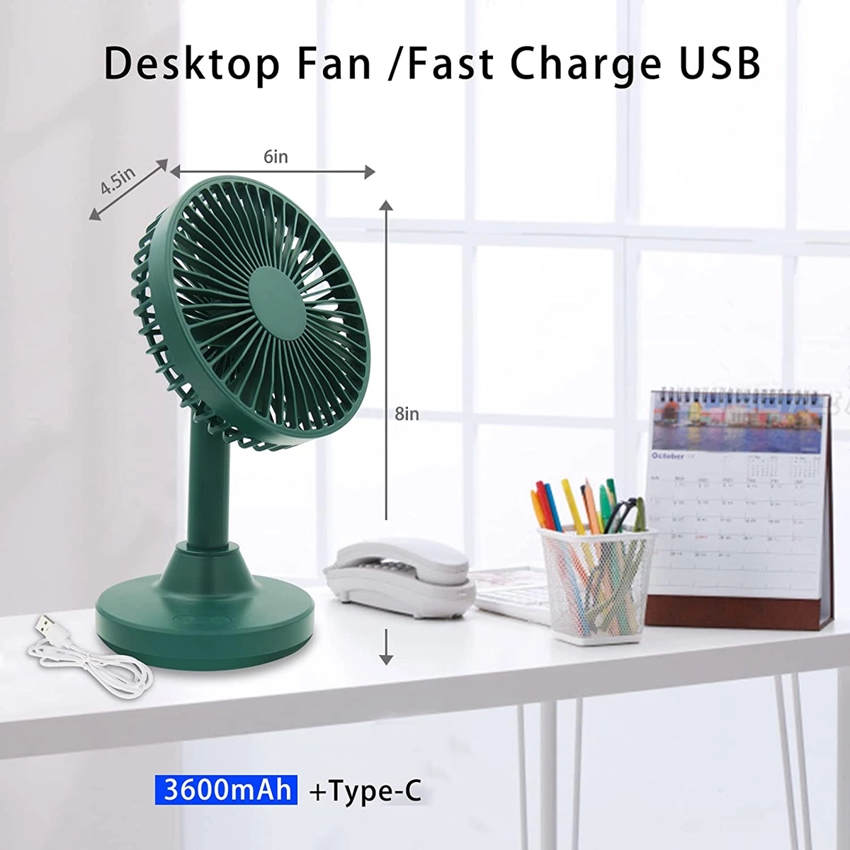 Mini Desk Fan 6