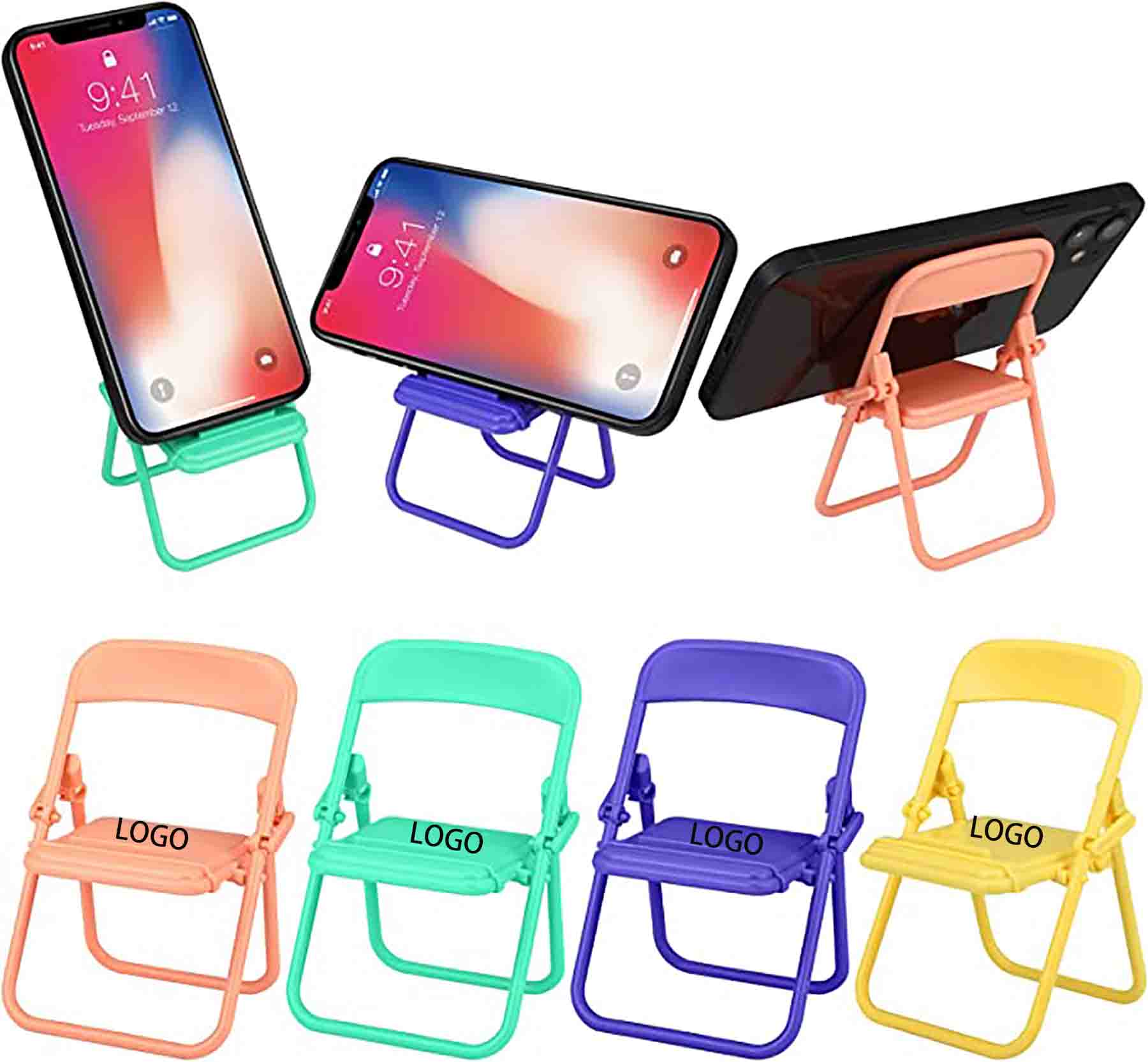 Mini Foldable Chair Phone Holder 8