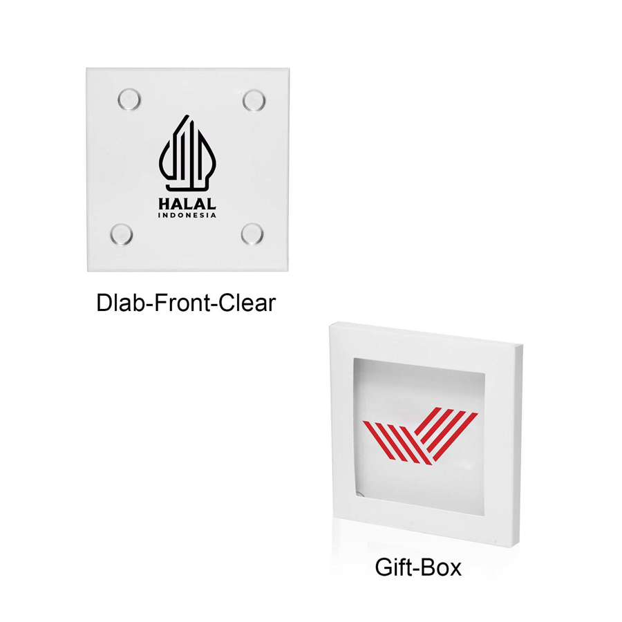 Square Luxe Glass Coasters 4