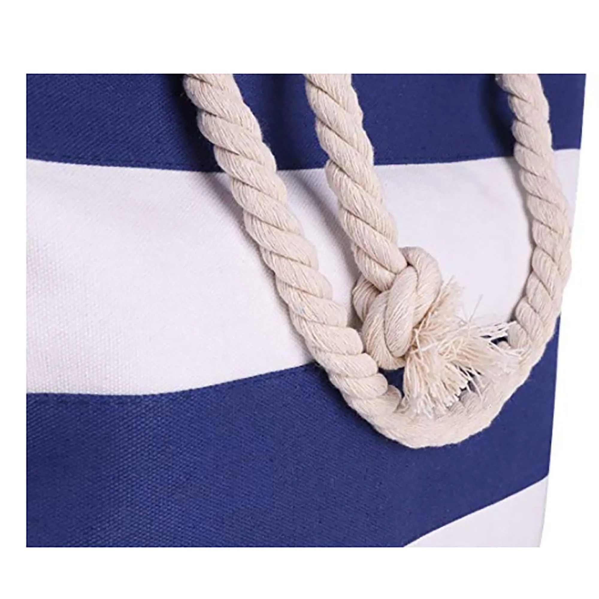 Stripe Canvas Tote Bag, custom tote bag with logo imprint 6