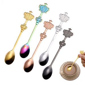 Crown Shaped Metal Spoon 12