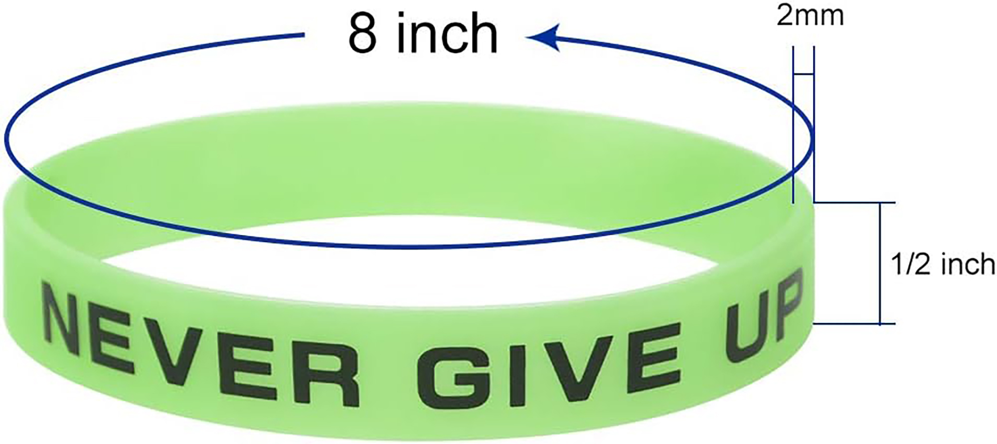 Glow in Dark Silicone Bracelet 3