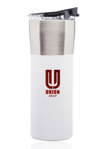 19 oz. Nau Color Grip Travel Mugs with Plastic Lid 3